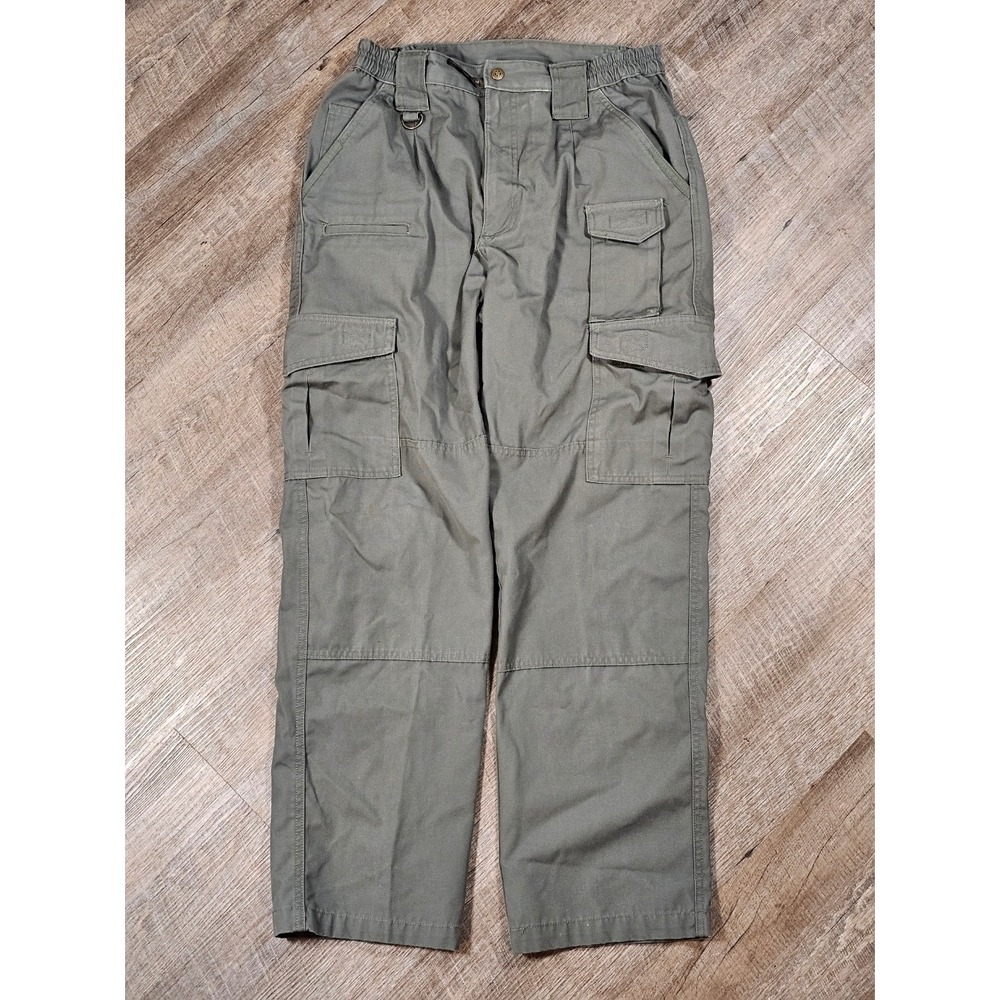 Propper Mens Tactical Cargo Pants Olive Green Utility Work Trousers 34x32 - Picture 8 of 10